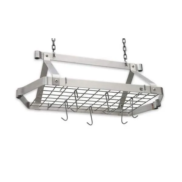 Enclume Retro Rectangle Stainless Steel Pot Rack