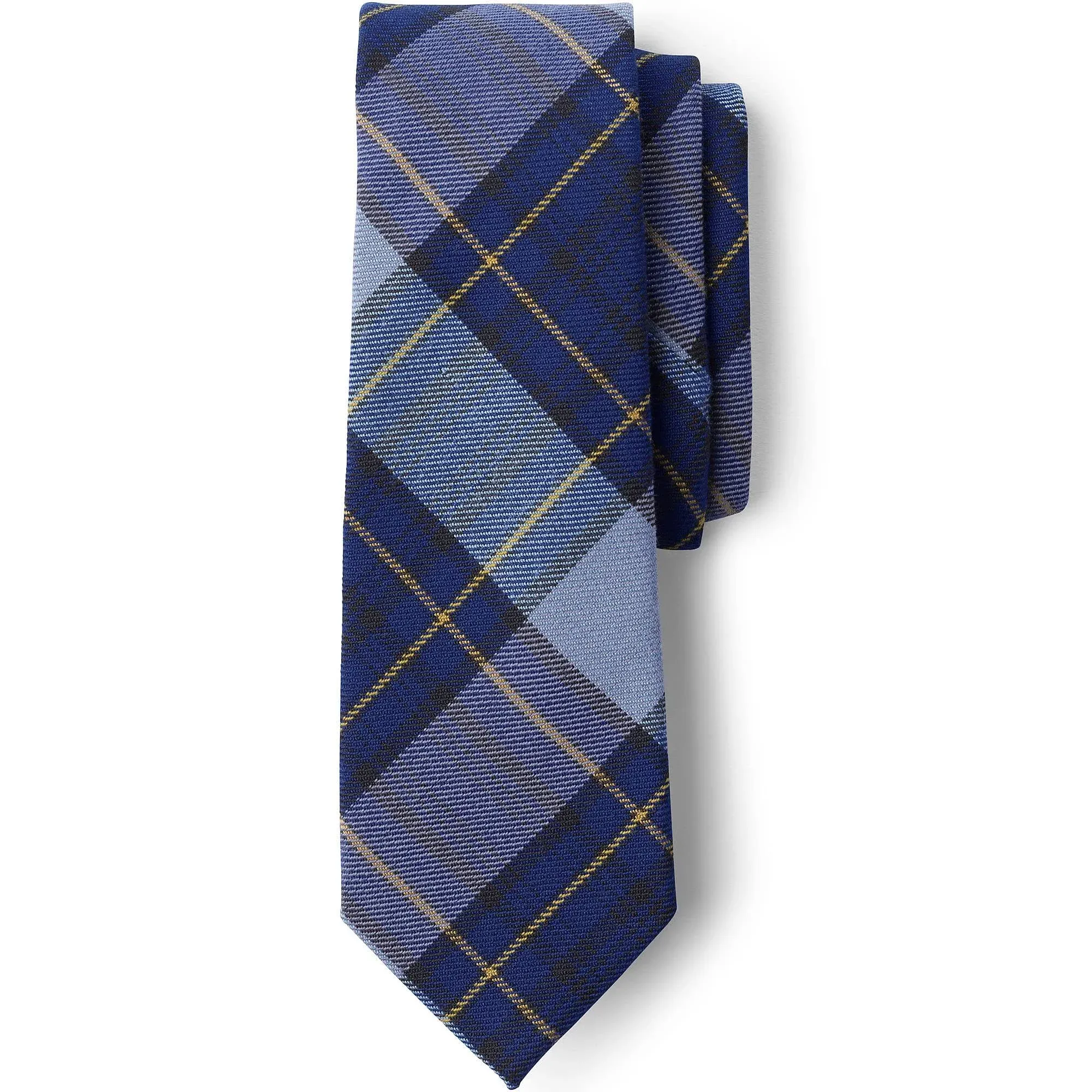 Lands' End Kids Plaid Tie