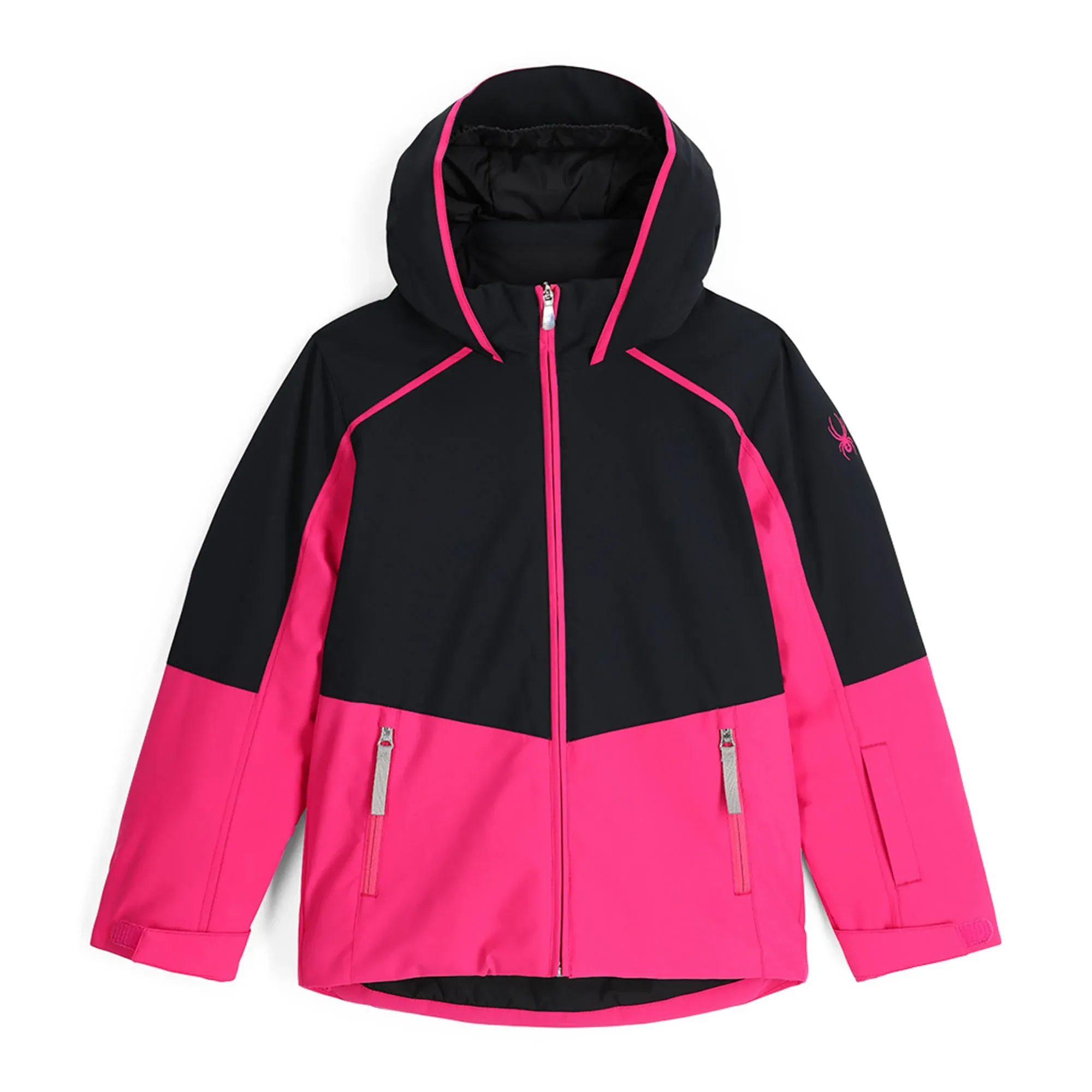 Spyder Girls' Conquer Jacket - 14 - Pink