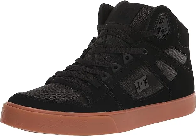 DC Men's Pure High Top Wc Skate Shoes Casual Sneakers