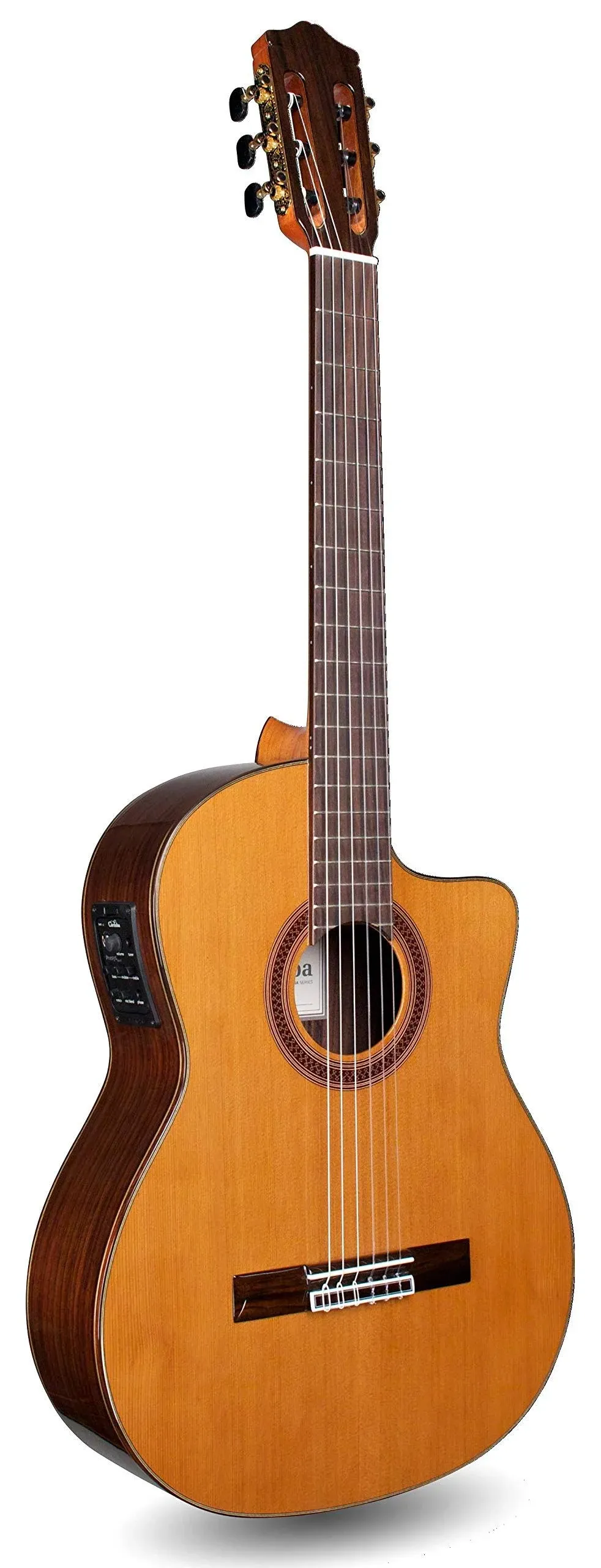 Cordoba C7-CE Nylon String Acoustic-electric Guitar - Cedar