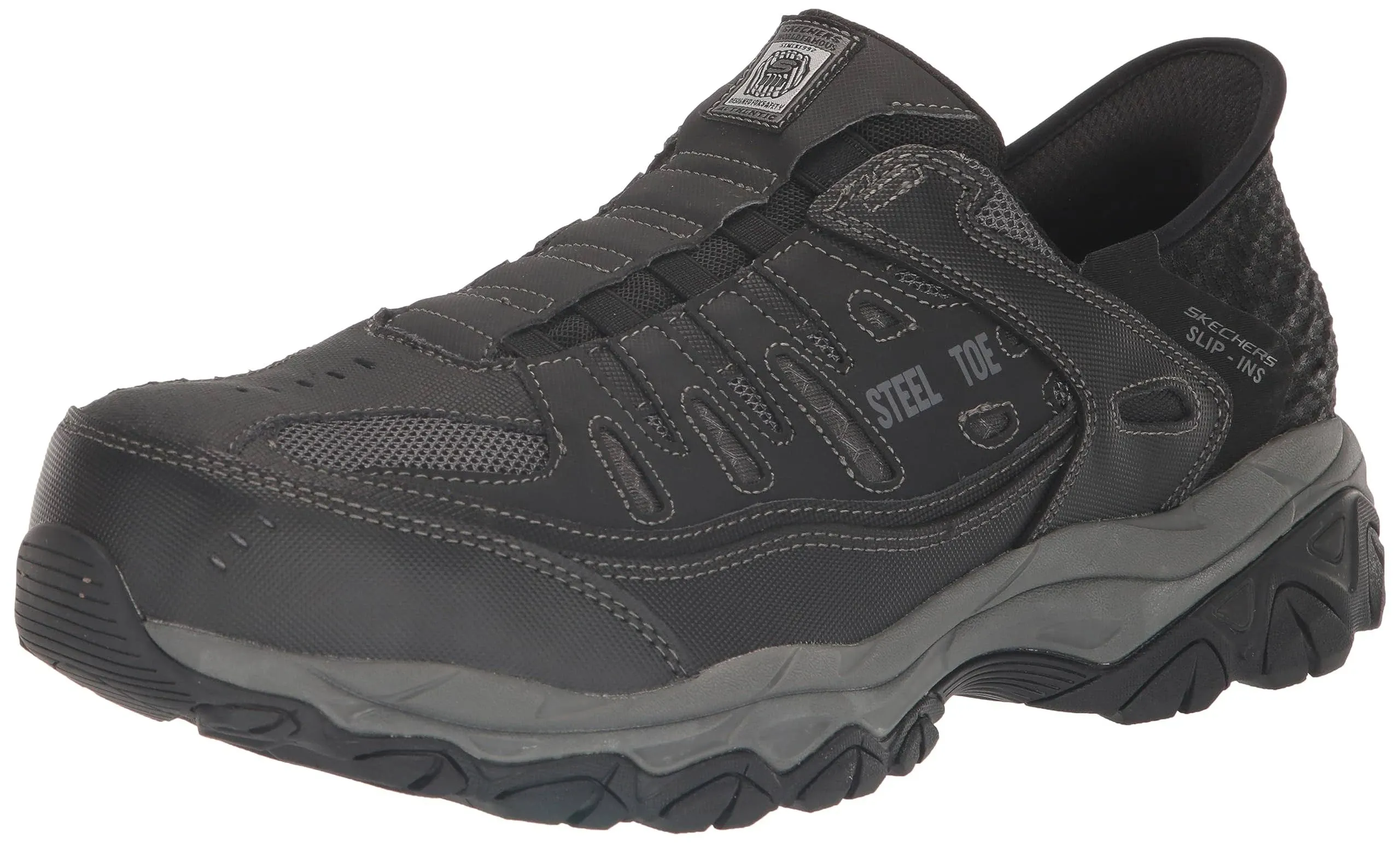 Skechers Men&#039;s Cankton Slip-In Nvy Gry