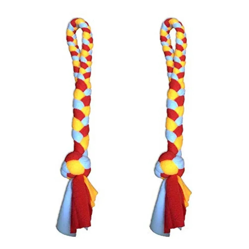 Dewonch Dog Fleece Rope Teaser Toy