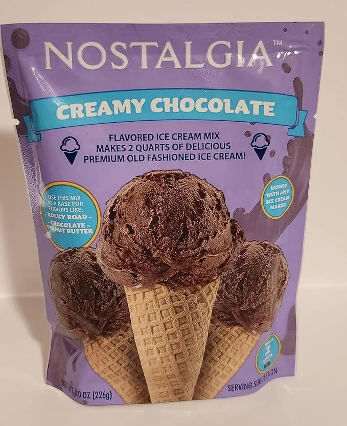 Creamy Chocolate Ice Cream Mix