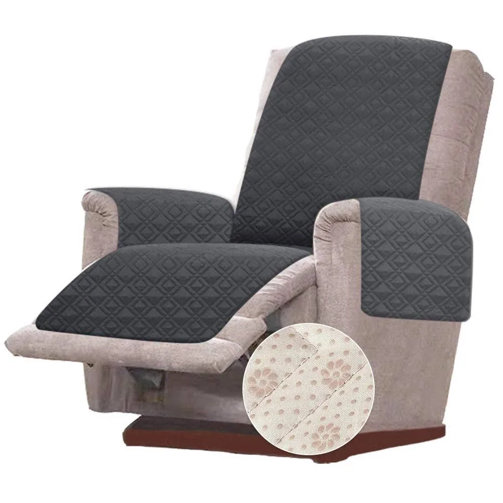 Rose Home Fashion RHF Anti-Slip Oversized Recliner Cover for Leather Sofa &amp;