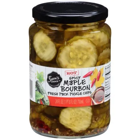 Sams Choice Sc Spicy Maple Bourbon Pickles 24oz