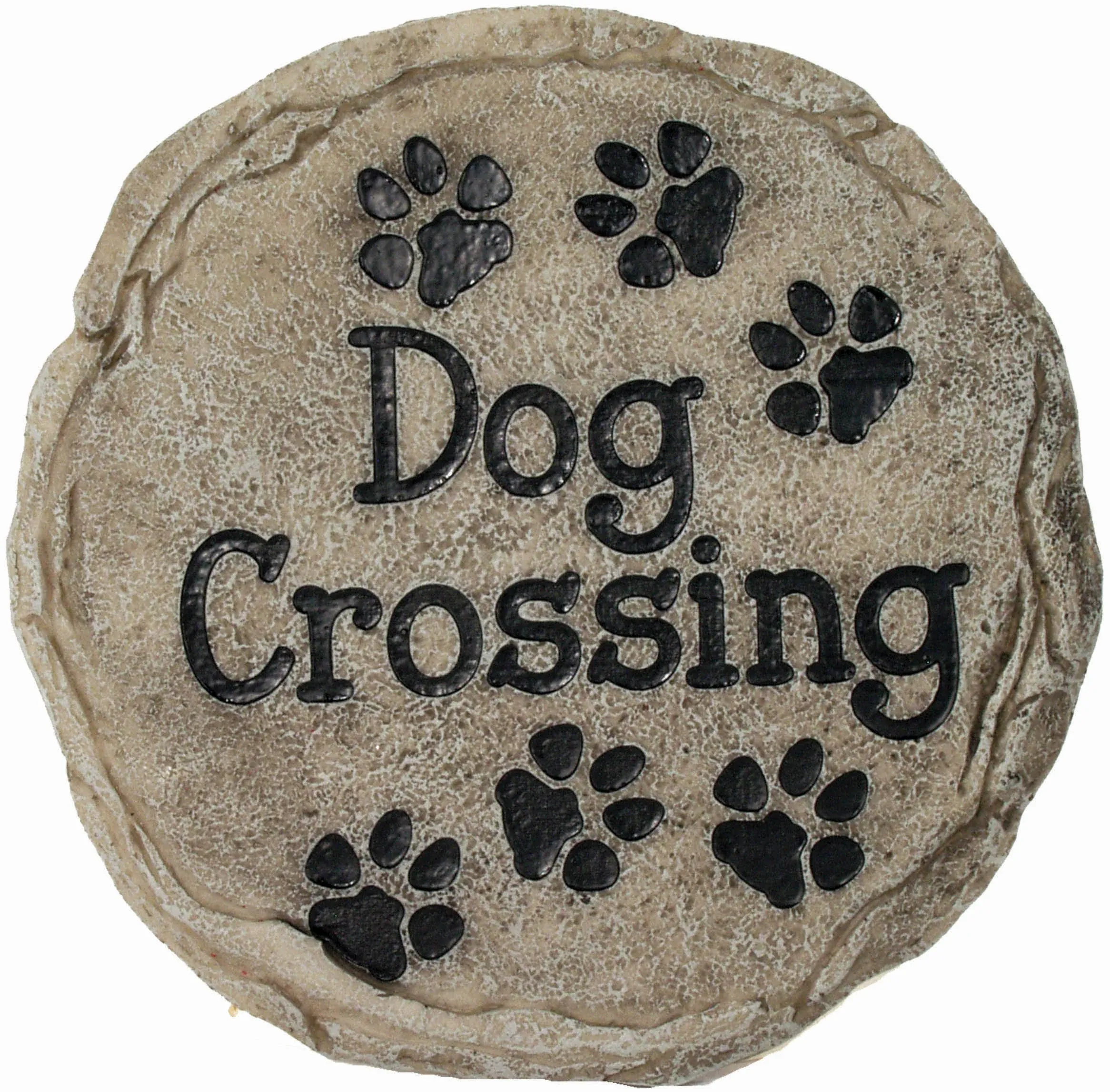 Spoontiques Dog Crossing.. Stepping Stone or Wall Decor