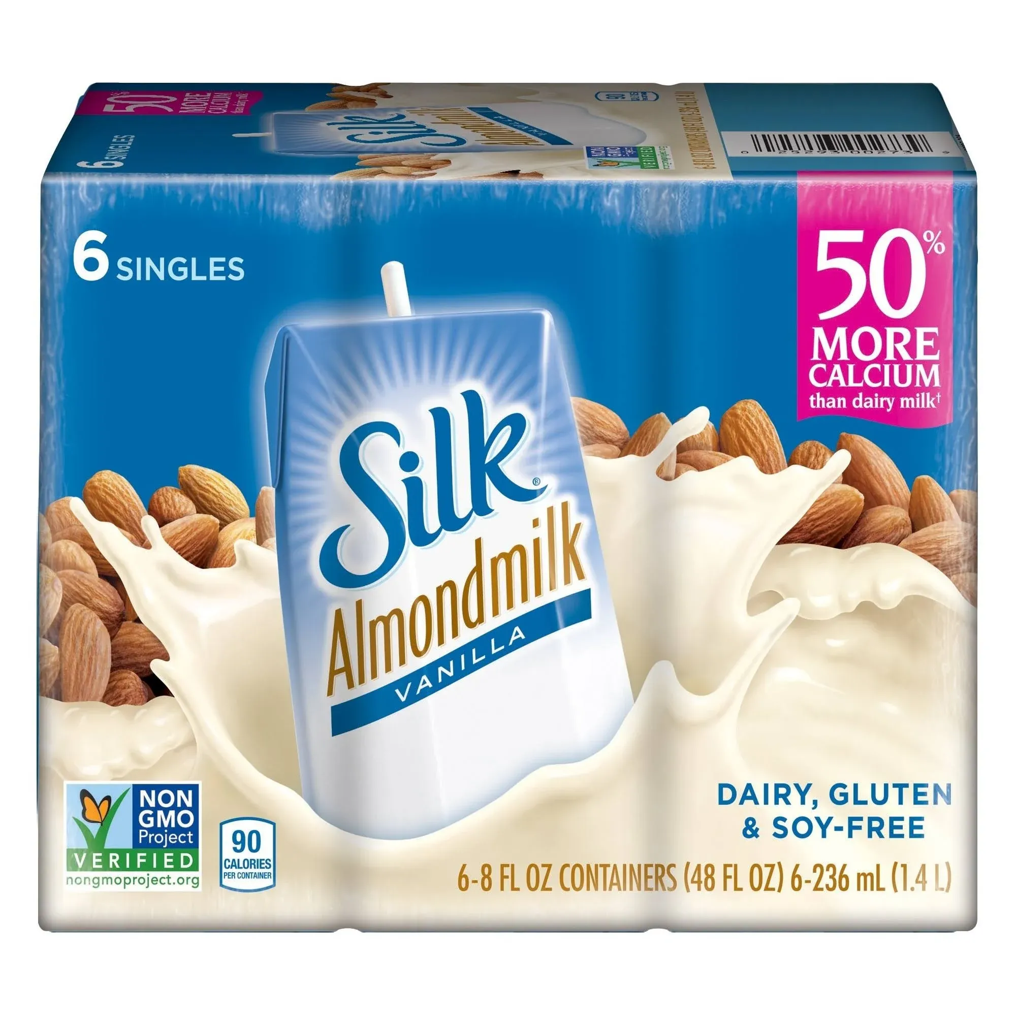 Silk Almond Milk Vanilla 32 FO (Pack Of 6)