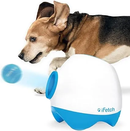 iFetch Too (Large) Interactive Ball Thrower for Dogs- Launches Standard Tennis Balls