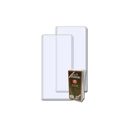 25 BCW 3x7 - Ticket Topload Holder