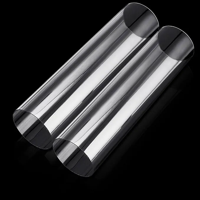 FengWu 2pcs Acrylic Tube 3'' 75mm OD x 2mm Wall Thickness Clear Plastic Pipe