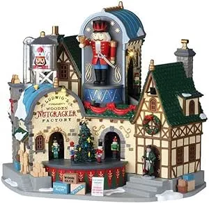 Lemax Ludwig’s Wooden Nutcracker Factory, with 4.5V Adaptor #95463