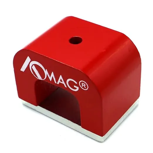 AOMAG® 30 lbs Red Cast Horseshoe Heavy-Duty Alnico Power Magnets for Education