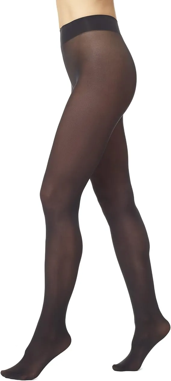 Hue Women's Opaque Sheer to Waist Tights - Brown - Size Tall - Cocoa