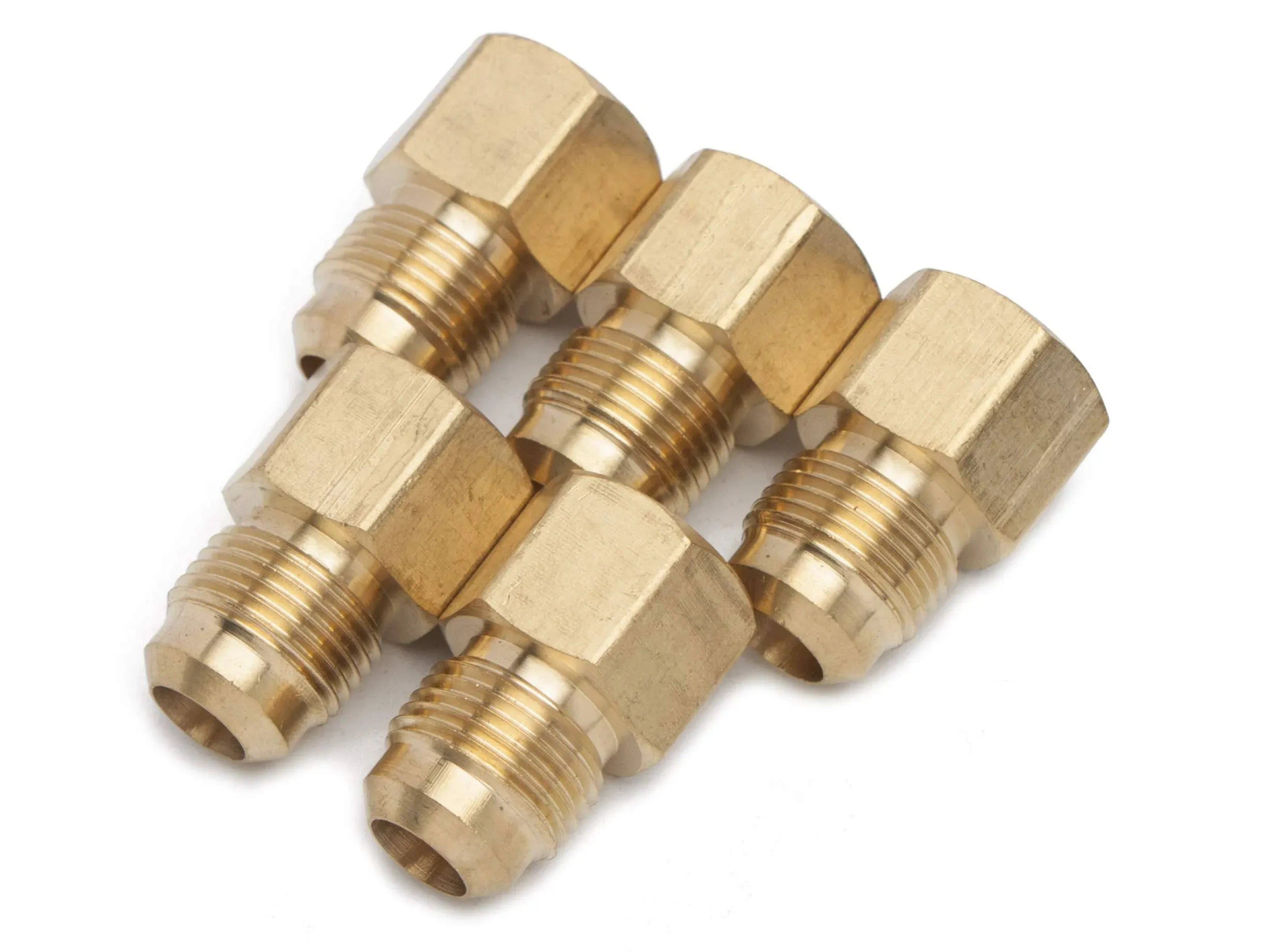 1/2 in. OD Flare x 1/2 in. FIP Brass Adapter Fitting (5-Pack) HF468805