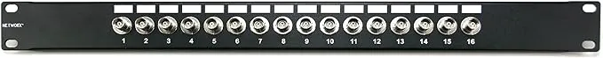 Networx Coaxial Patch Panels (16 Port, BNC)