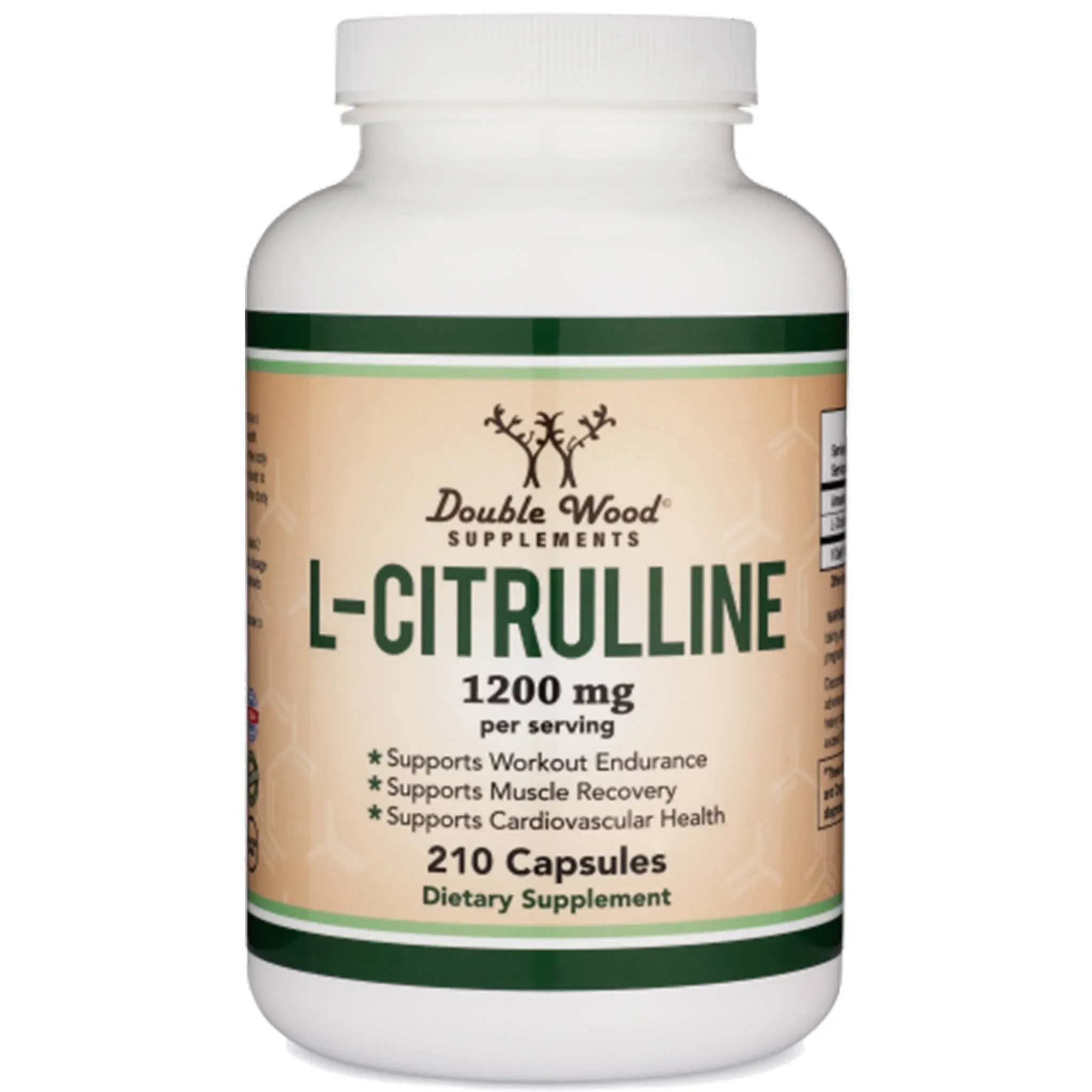 L Citrulline Capsules 1,200mg per Serving, 210 Count (L-Citrulline Increases Levels of L-Arginine and Nitric Oxide) Muscle Recovery Supplement –