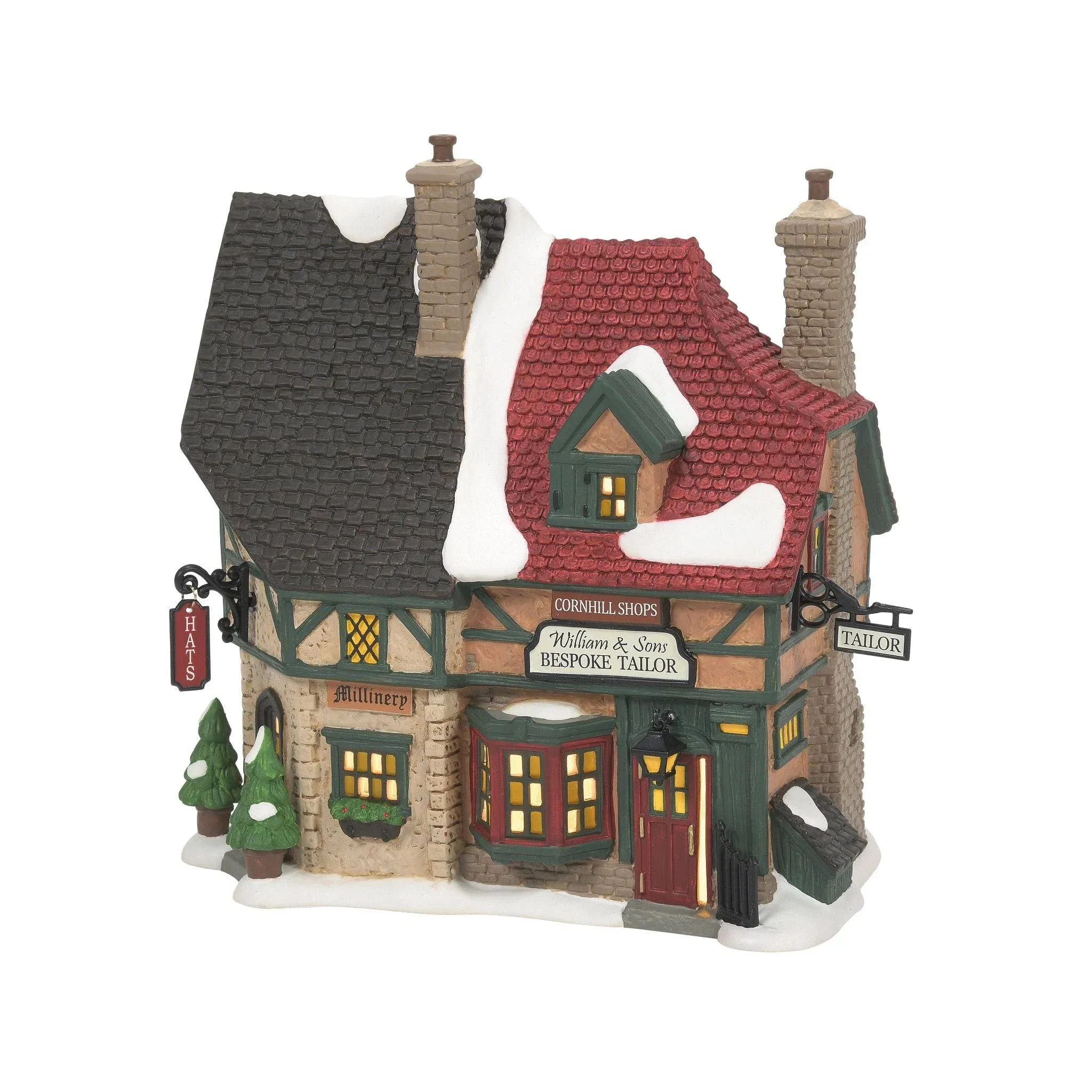 Department 56 - Christmas Carol Cornhill Shops