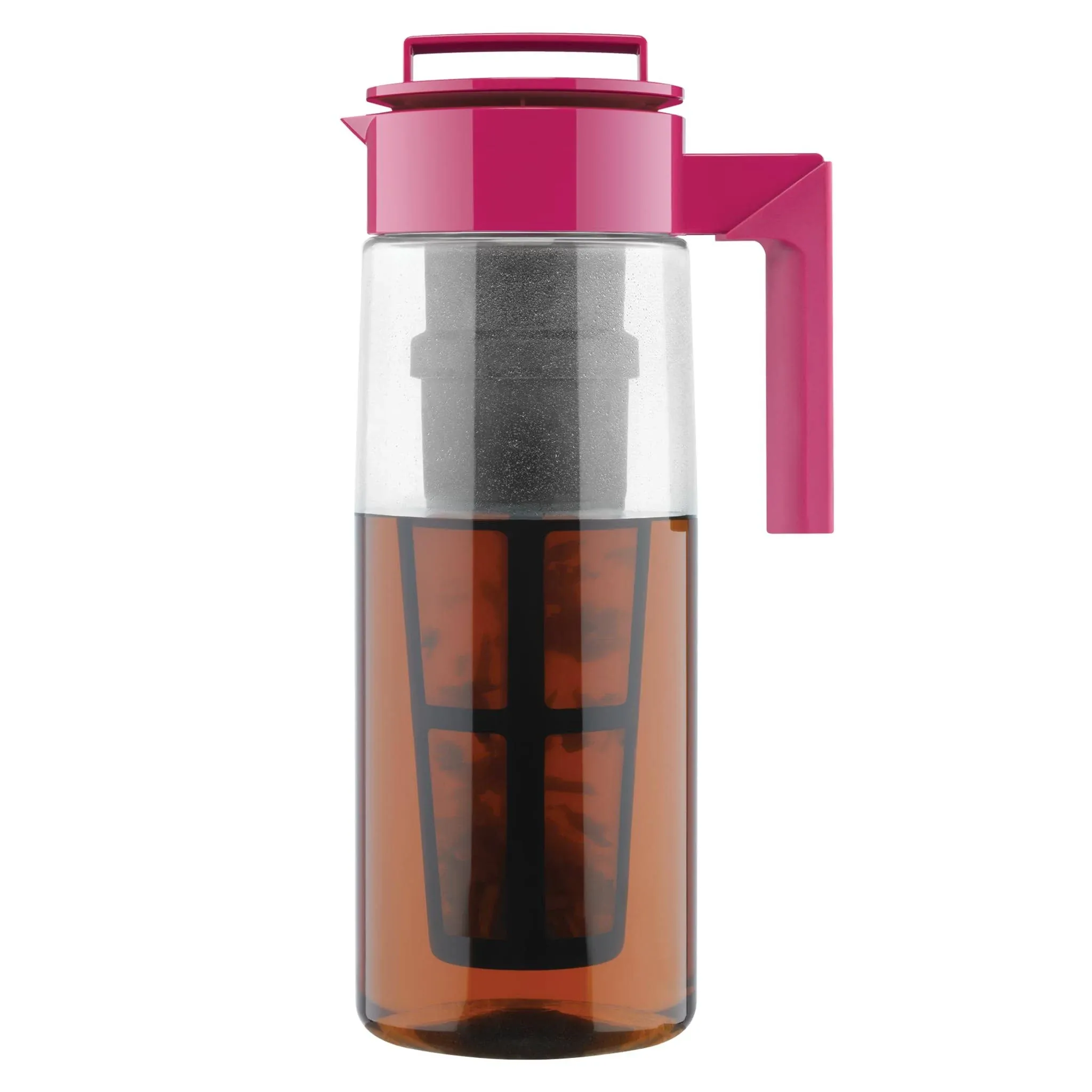 Takeya 2 qt Flash Chill Iced Tea Maker, Raspberry