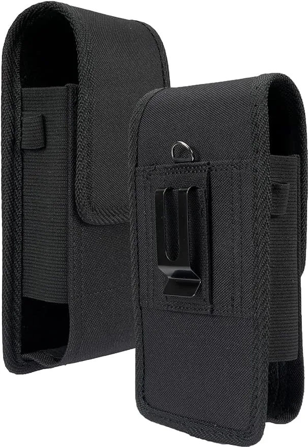 Black Canvas Case Pouch Belt Loop Clip for Zebra TC77 TC75 TC72 USPS Scanner