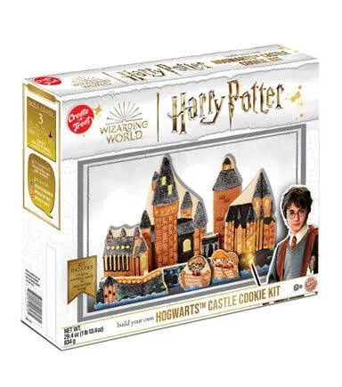 Holiday Decorating Kit, Create A Treat Harry Potter Hogwarts Castle, Vanilla Cookie, Shelf Stable, Large Size Box, 29.4 oz, 1 Count.