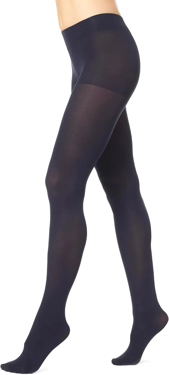 Hue Super Opaque Control Top Tights 2 / Black