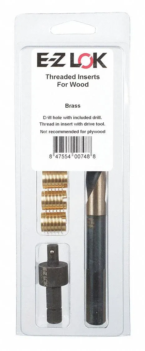 E-Z Lok EZ-400-006 Thread Insert Kit Brass Size 6-32