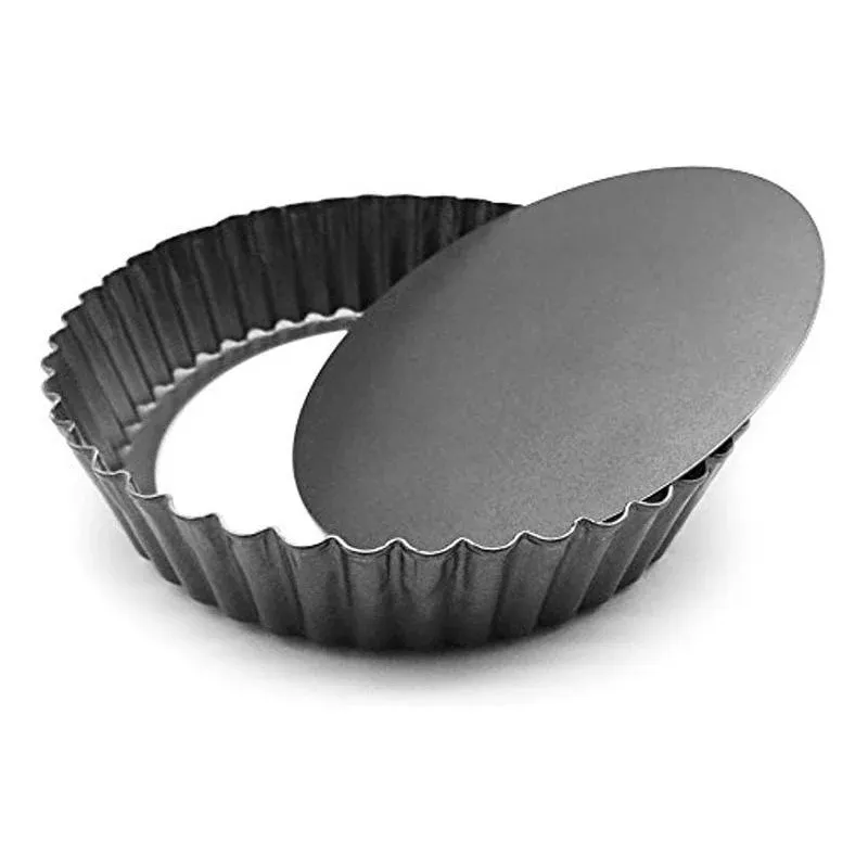 HOMOW Nonstick Heavy Duty Tart Pan with Removable Bottom, Removable Loose Bottom ...