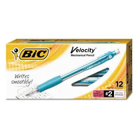 Velocity Original Mechanical Pencil, 0.9 Mm, Hb (#2), Black Lead, Turq