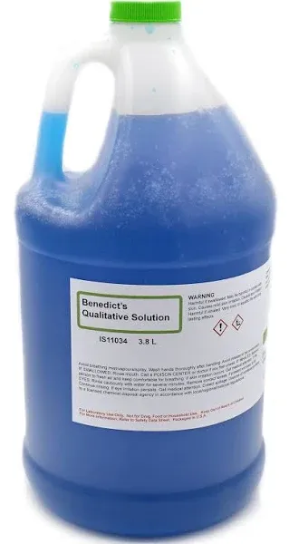 "Benedict's Qualitative Solution, 3.8 Liters"