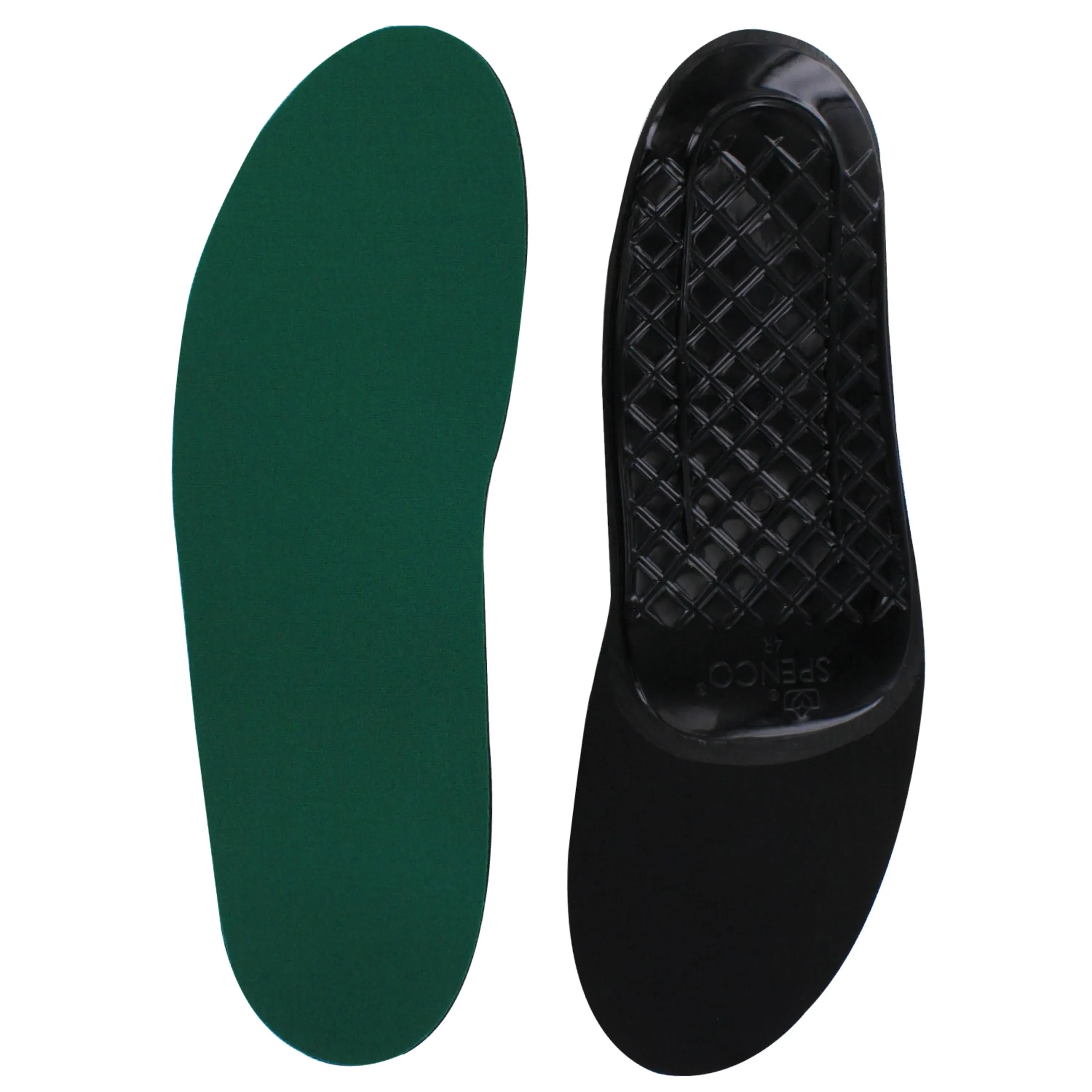 Spenco RX Orthotic Arch Supports for Men, Full Length, Green, Size: 6