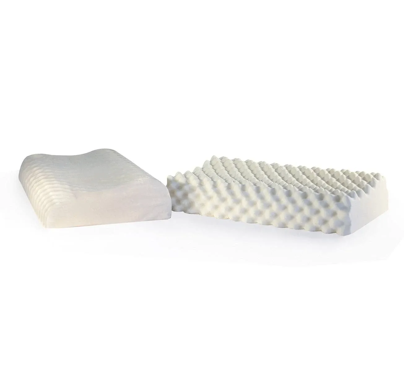 Organic Latex Convoluted Contour Pillow (Medium (55K))