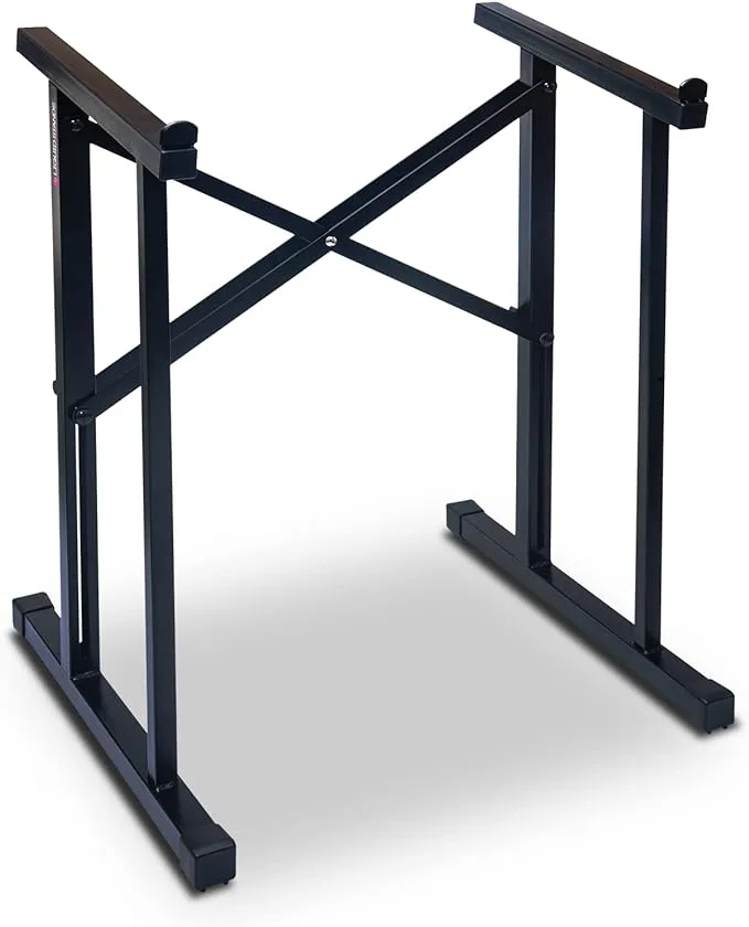 Liquid Stands Portable Audio Mixer Stand - Angled Foldable & Adjustable Studio Music Mixer Synth Stand - MPC Stand For Drum Machines, DJ Turntables, Audio Rack Music Equipment & More