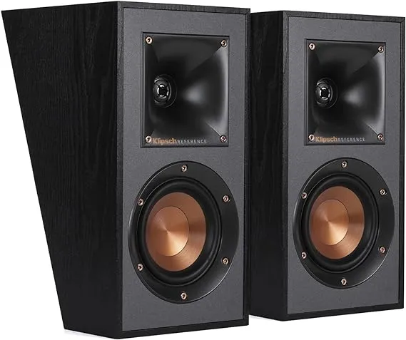 Klipsch - Reference Series 4" 100-Watt Passive 2-Way Height Channel Speakers (Pair) - Black