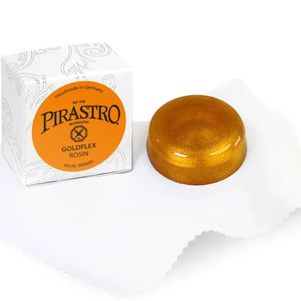 Pirastro P900600 Violin Rosin Goldflex, Handcrafted Quality for Professional and Student Violin Players, Premium Rosin Made with Natural Resin for Musicians