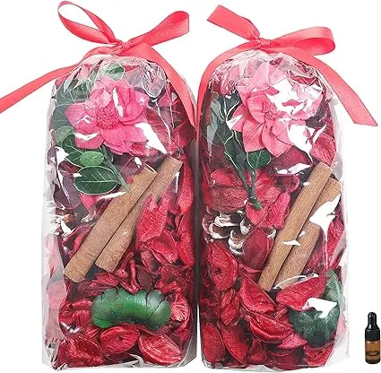 Qingbei Rina Christmas Potpourri Bags,Cinnamon Scented Potpourri Bowl Filler ...