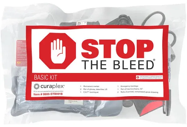 Curaplex Stop The Bleed® Basic Kit with CAT Tourniquet