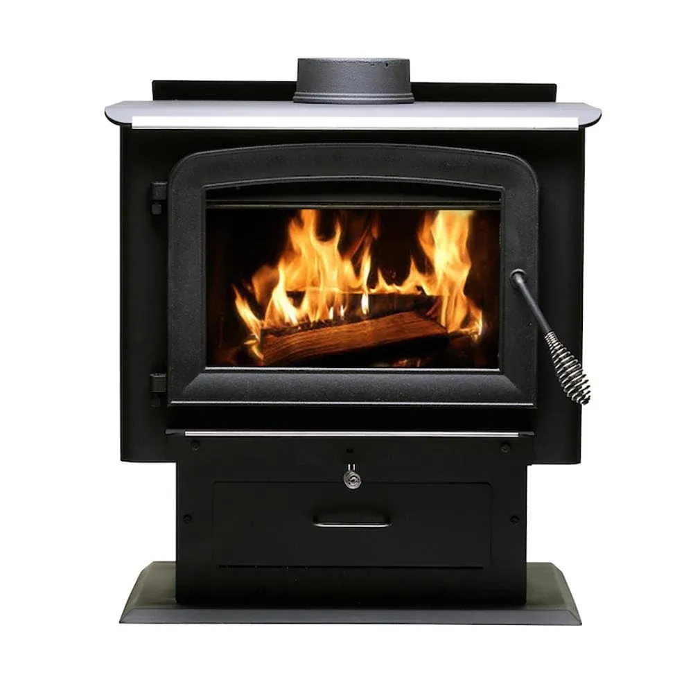 Ashley Hearth AW2020E-P Pedestal Wood Stove - 2000 Sq. ft.