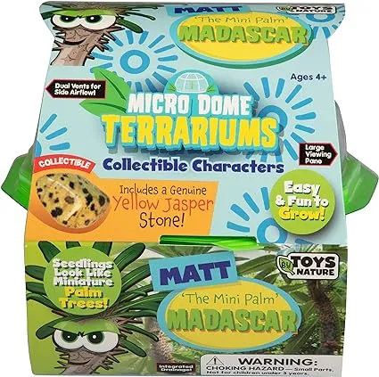 Toys By Nature - Matt the Madagascar Mini Palm - Indoor Micro-Gardening Kit