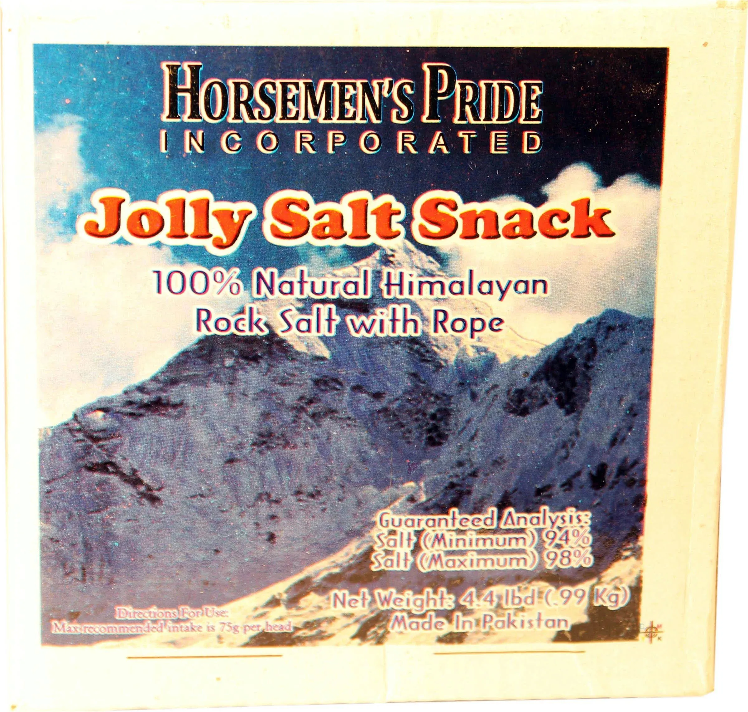 Horsemen's Pride Jolly Himalayan Salt Snack On A Rope