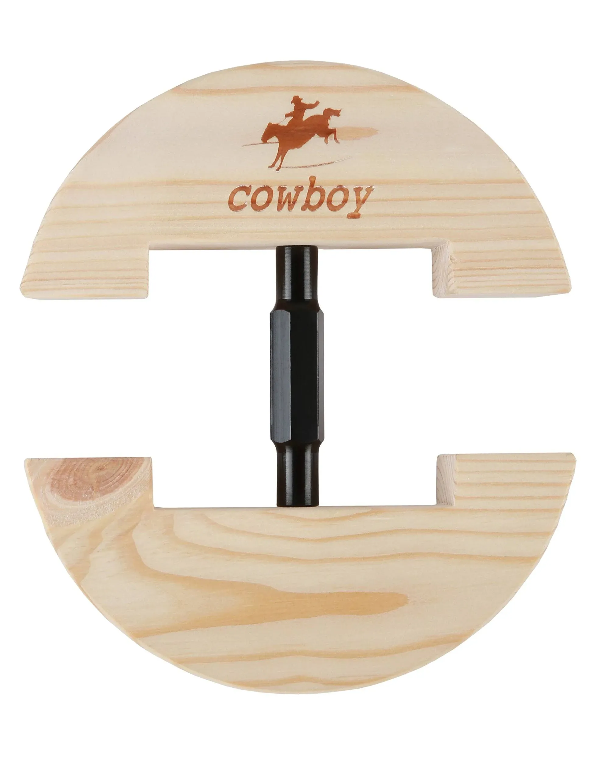 Cowboy Hat Stretcher,Small Size 6 1/2 to 9 1/2-Colourful Adjustable Buckle Heavy Duty (Small, Black)