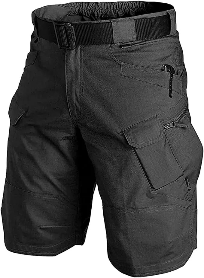 AUTIWITUA Men's Waterproof Tactical Shorts Outdoor Cargo Shorts, Lightweight Quick Dry Breathable Hiking Fishing Cargo Shorts