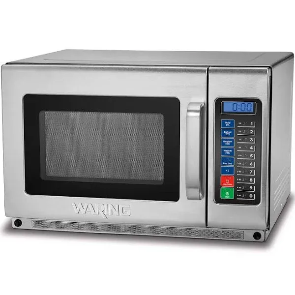 Waring Commercial Wmo120 Commercial Microwave Oven, Silver