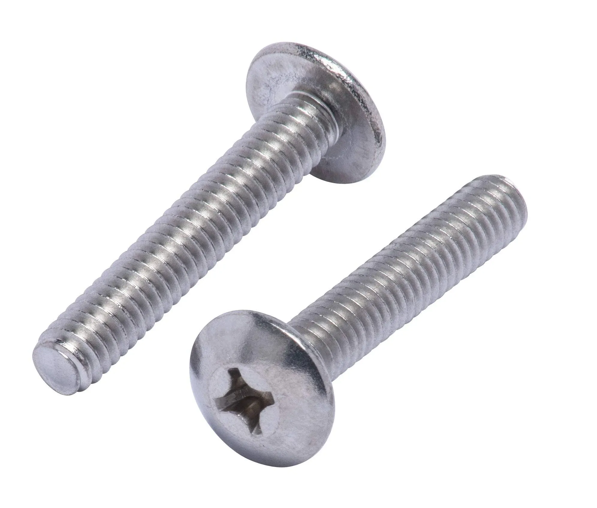 1/4 inch-20 x 1-1/2 inch Stainless Phillips Truss Head Machine Screw, (25pc ...