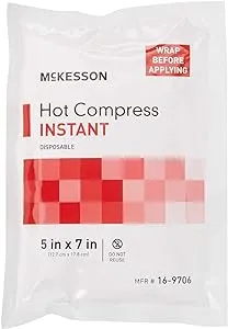 McKesson Hot Pack, Instant Chemical Activation, General Purpose, 5 x 7 inch - case/24