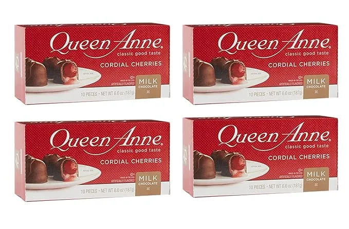 Queen Anne Cordial Cherries, 13.2 Ounces (Milk Chocolate)