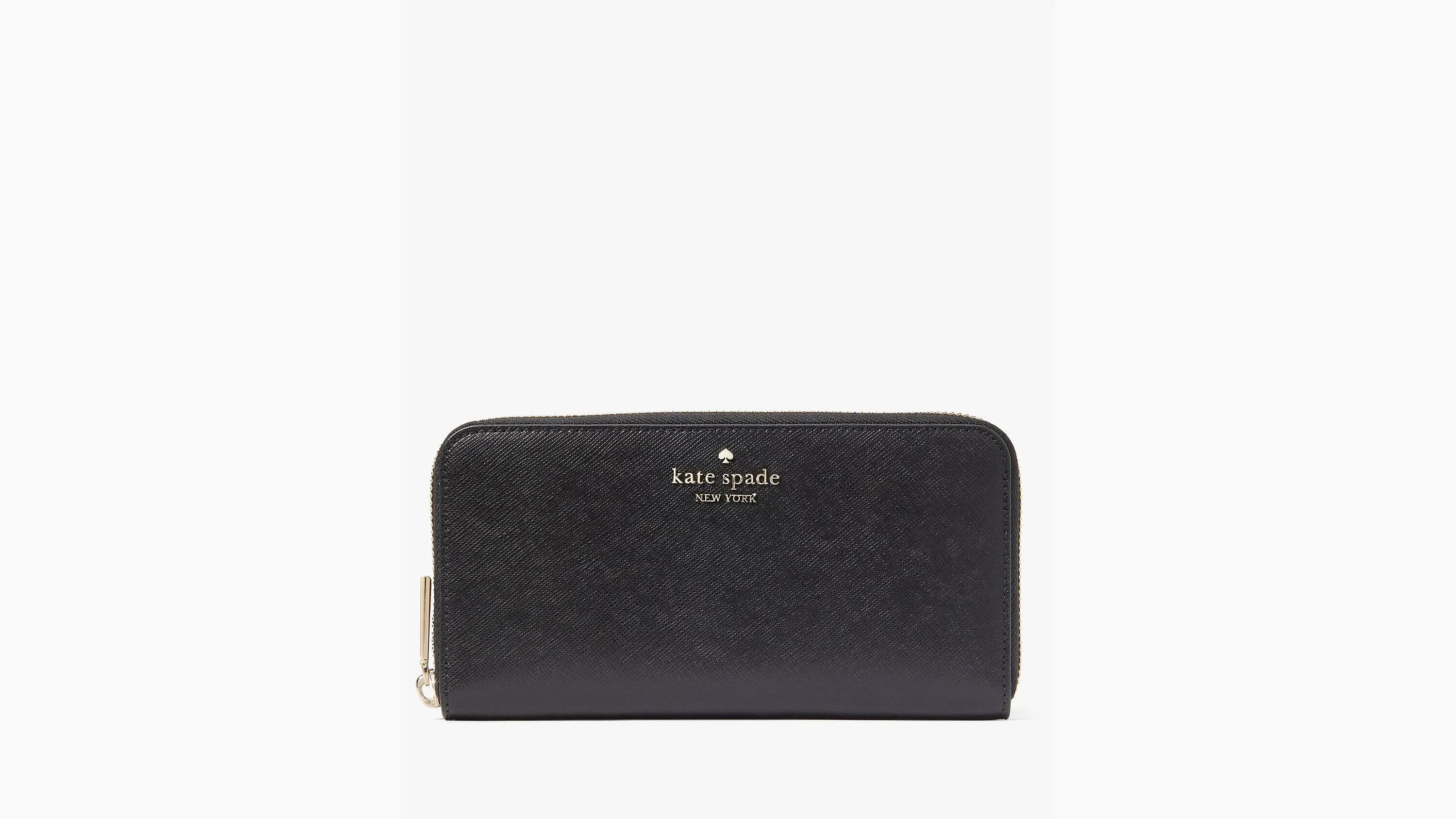 Kate Spade Outlet Madison Large Continental Wallet, Black