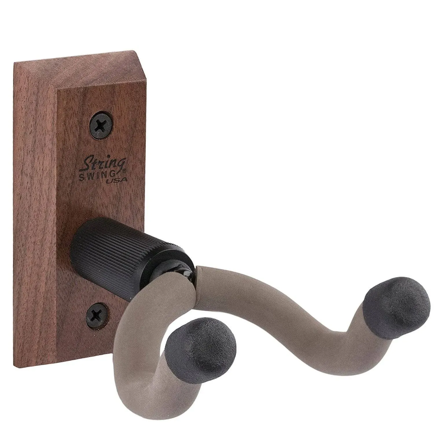 String Swing CC01K Guitar Hanger Wall Mount - Black Walnut