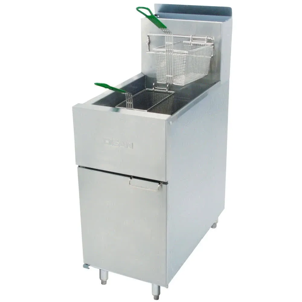 Dean SR142G Super Runner Commercial 43 lb Gas Fryer Replaces SR42G (Natural Gas)