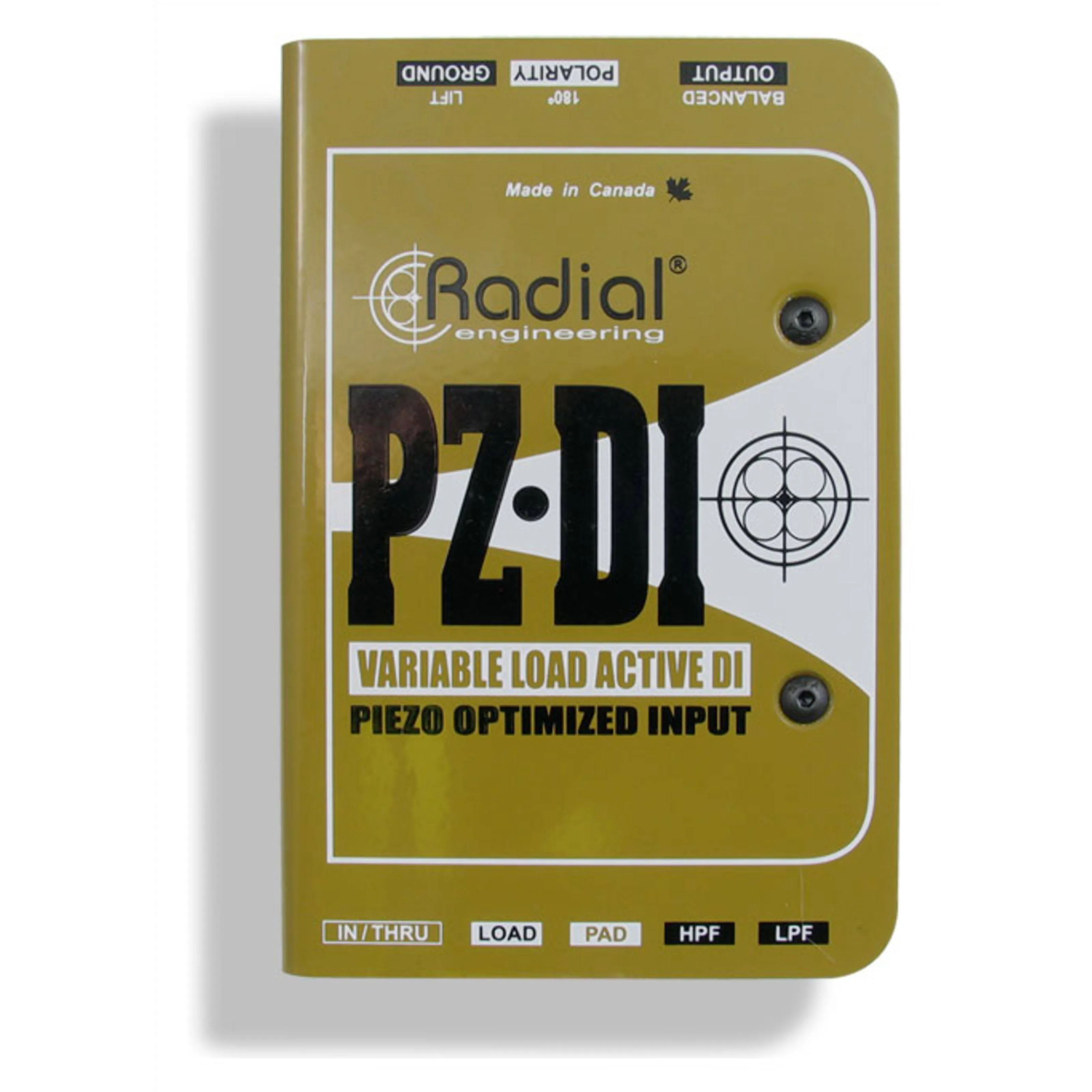 Radial PZ-DI Active DI for Orchestra, Optimized for Piezo and Magnetic Pickups